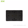 Schuko Power Outlet with Shutter Surface Mounted sockets